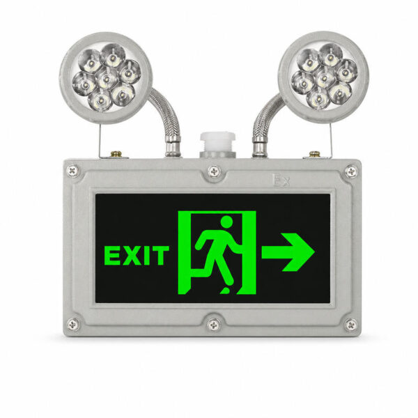 Explosion Proof ATEX IP65 LED Fire Emergency luminária para Hazardous Area industrial Fire Safety Evacuation Power Failure