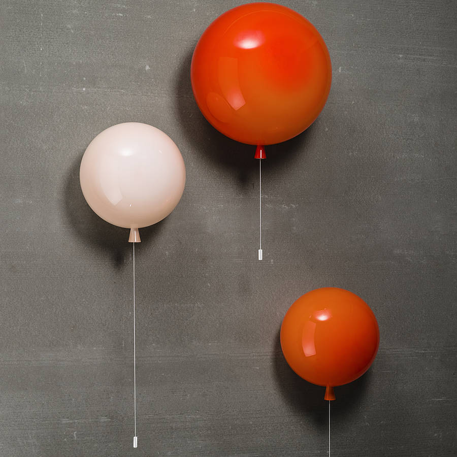 moderno Colorful Balloon Acrylic luminária de parede Kid's Wall Sconces