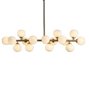 New interno moderno Frosted Glass Globe pendente