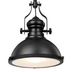 interno vintage Classical Antique Wrought preto Metal luminária pendente