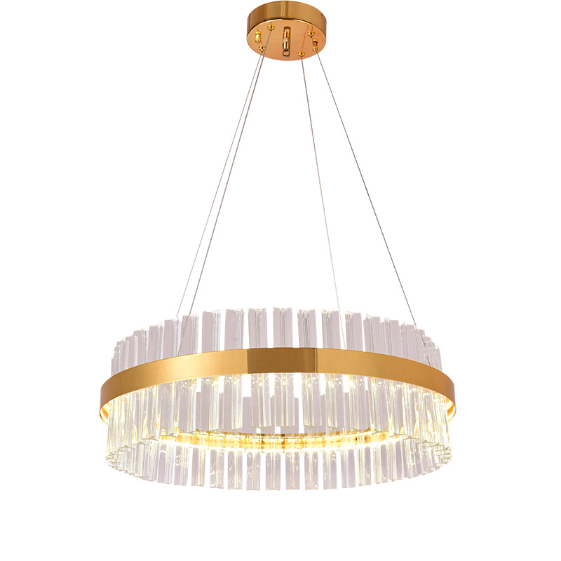 Contemporary Glass pendentes simples Led Luxury iluminação moderno cristal Chandeliers