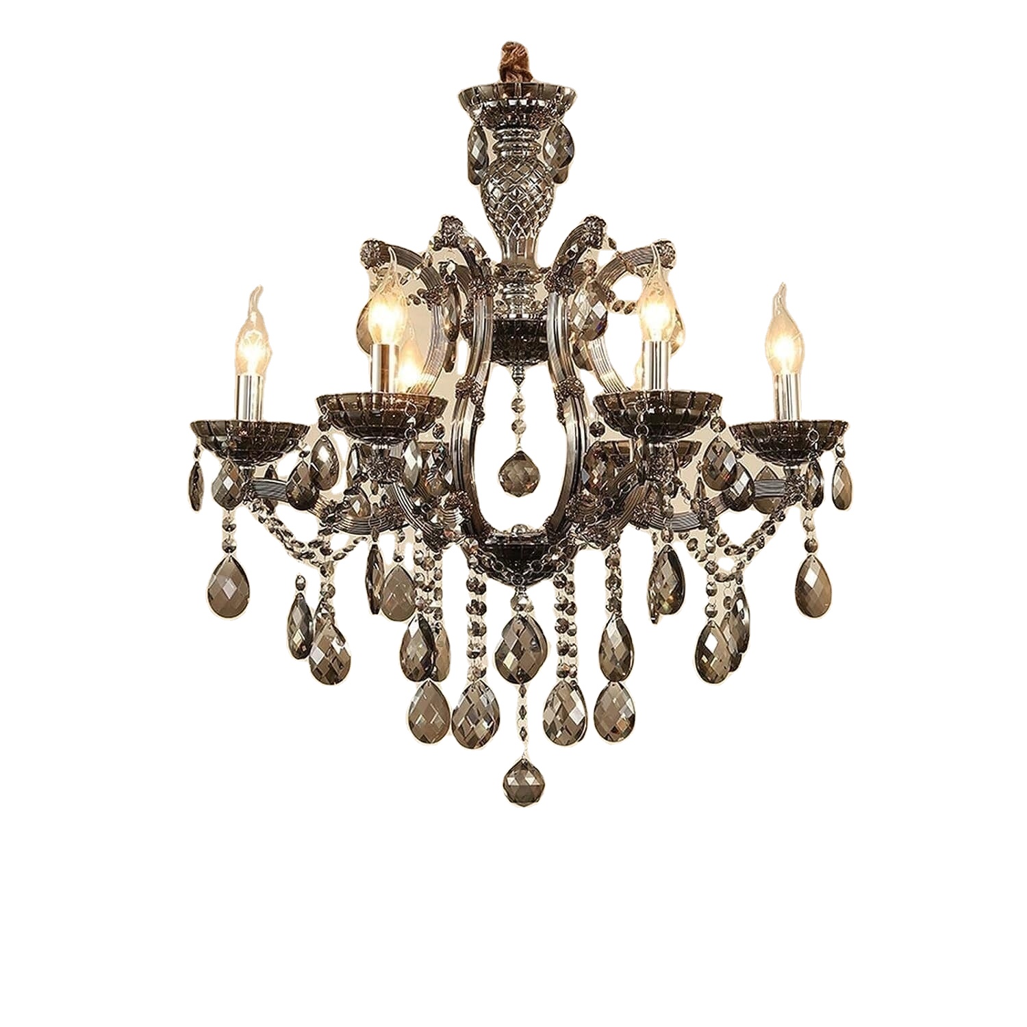 Low Price Luxury cristal Chandeliers com Bottom