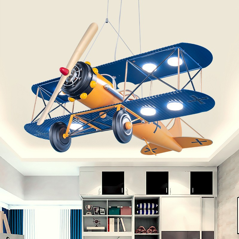 Children lustre com Helicopter Design para Kid's quarto Design