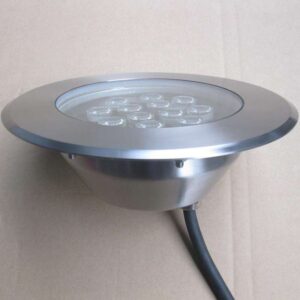 Outdoor IP68 Waterproof 304 Stainless Steel Warm White 12V LED Swimming Pool Light for Underground Underwater and Landscape Use