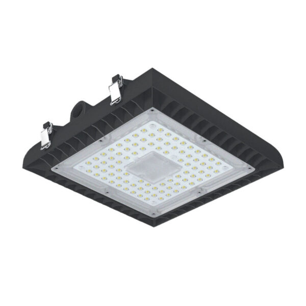 IP65 ETL DLC 150lm/w 40w 60w 75w Motion Sensor Led Canopy luminária Gas Station Led luminária low bay 120-277V Led Parking Garage lâmpada