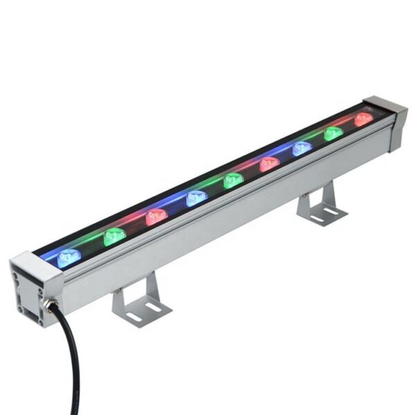 Narrow Beam IP65/IP67 Facade interno/externo Dmx 24W Daylight/RGBW Led Strip bar wall washer spot de trilho com RF controle remoto