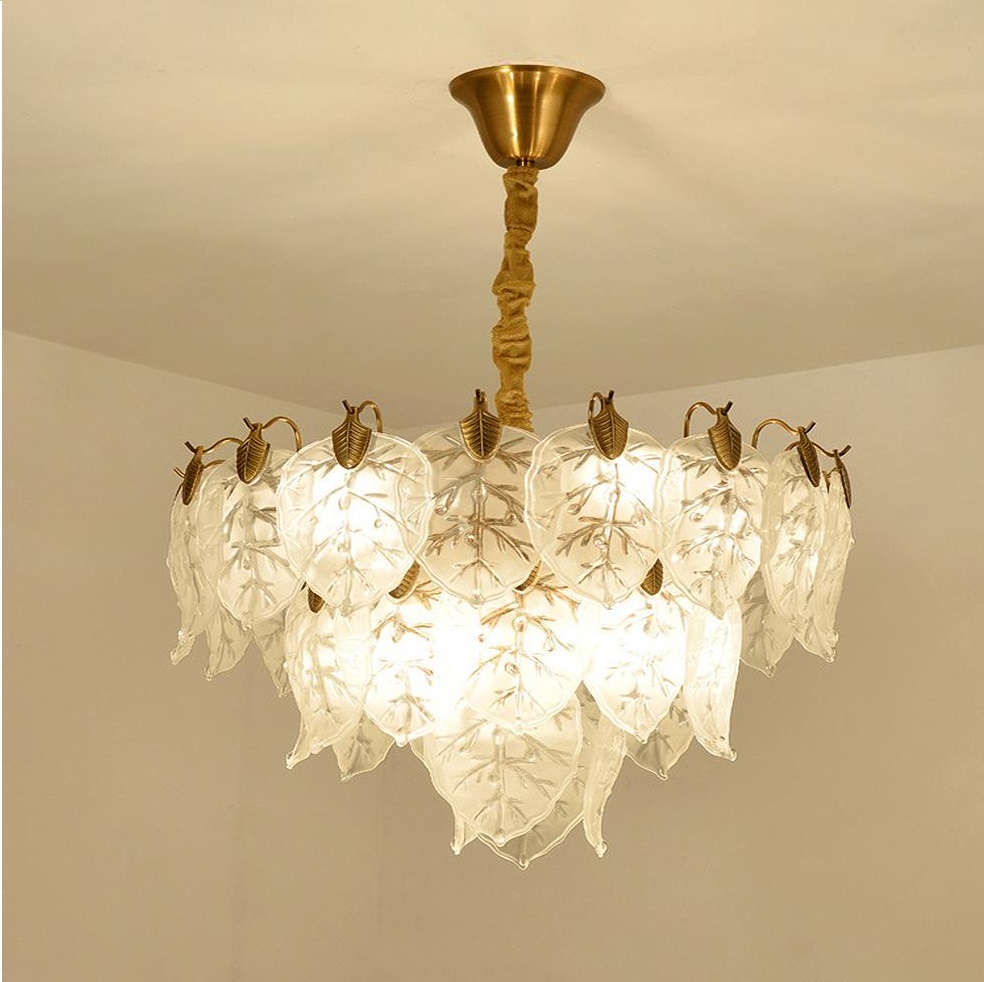 Chandeliers Luxury cristal lustre sala de estar lâmpada Lustres De Cristal interno luminárias cristal Chandeliers iluminação luminárias