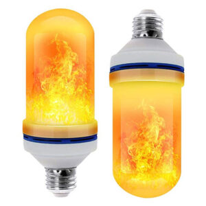 LED Flame Effect Bulb E26 Base