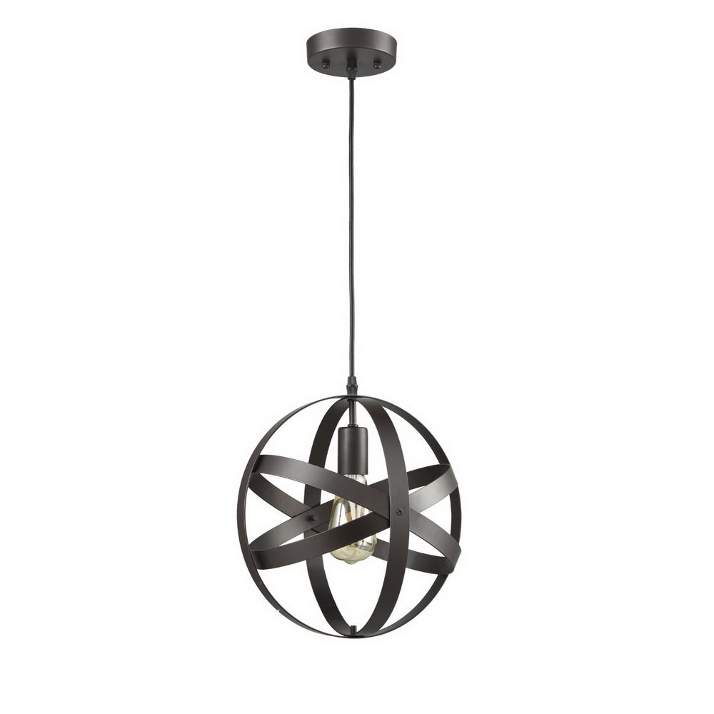 Shinetime industrial Metal Spherical pendente Displays Changeable Hanging luminária