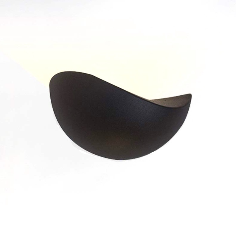 moderno arandela luminárias LED Crescent Moon preto White luminária de parede corredor quarto Dining sala de estar Study Balcony