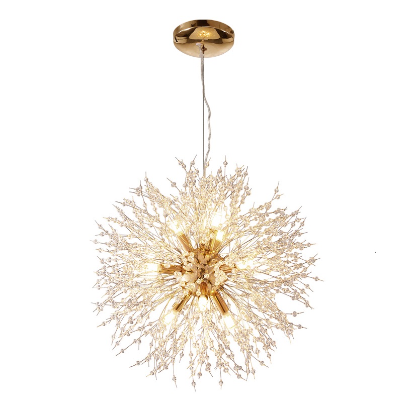 moderno Dandelion lustre LED Firework pendente luminária de teto lâmpada Decoration